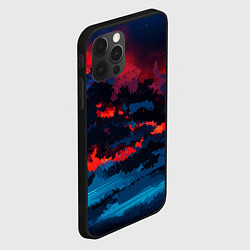 Чехол для iPhone 12 Pro Max Абстрактное небо на закате, цвет: 3D-черный — фото 2
