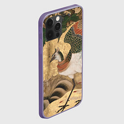 Чехол для iPhone 12 Pro Max Сказочная птица, цвет: 3D-серый — фото 2