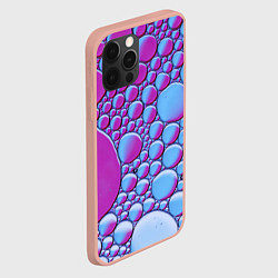 Чехол для iPhone 12 Pro Max Масляные пузыри, цвет: 3D-светло-розовый — фото 2