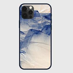 Чехол для iPhone 12 Pro Max Горы скалы в тумане, цвет: 3D-черный