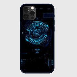 Чехол для iPhone 12 Pro Max Кибер абстракт, цвет: 3D-черный