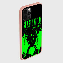 Чехол для iPhone 12 Pro Max Stalker clear sky radiation, цвет: 3D-светло-розовый — фото 2
