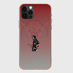 Чехол для iPhone 12 Pro Max Geisha X samurai, цвет: 3D-светло-розовый