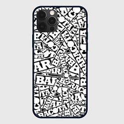 Чехол для iPhone 12 Pro Max Baracota Stickers, цвет: 3D-черный