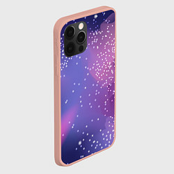 Чехол для iPhone 12 Pro Max Космическое звездное небо, цвет: 3D-светло-розовый — фото 2