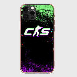 Чехол для iPhone 12 Pro Max Counter Strike 2 - Neon, цвет: 3D-светло-розовый