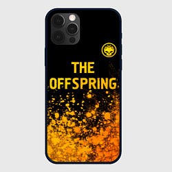 Чехол для iPhone 12 Pro Max The Offspring - gold gradient: символ сверху, цвет: 3D-черный