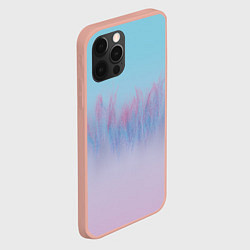 Чехол для iPhone 12 Pro Max Пурпурный огонь, цвет: 3D-светло-розовый — фото 2