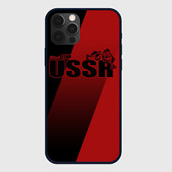 Чехол для iPhone 12 Pro Max USSR team, цвет: 3D-черный