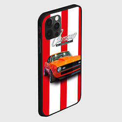 Чехол для iPhone 12 Pro Max Ретро маслкар Chevrolet Camaro SS 1968 года, цвет: 3D-черный — фото 2