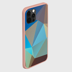 Чехол для iPhone 12 Pro Max Детальные выпуклые фигуры, цвет: 3D-светло-розовый — фото 2
