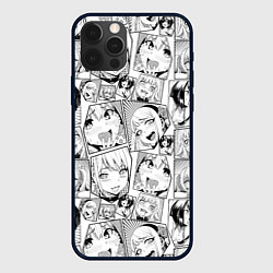 Чехол для iPhone 12 Pro Max Anime hentai ahegao, цвет: 3D-черный