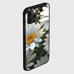Чехол для iPhone 12 Pro Max Ромашки на лугу, цвет: 3D-черный — фото 2