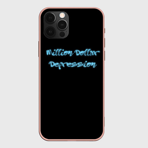 Чехол iPhone 12 Pro Max Фараон миллион доллар депрешн / 3D-Светло-розовый – фото 1