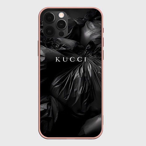 Чехол iPhone 12 Pro Max Куччи / 3D-Светло-розовый – фото 1