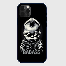 Чехол для iPhone 12 Pro Max Badass, цвет: 3D-черный