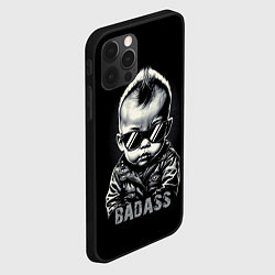 Чехол для iPhone 12 Pro Max Badass, цвет: 3D-черный — фото 2