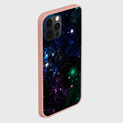 Чехол для iPhone 12 Pro Max Космос Звёздное небо, цвет: 3D-светло-розовый — фото 2