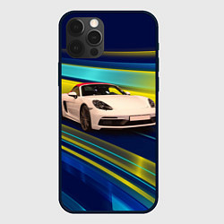 Чехол для iPhone 12 Pro Max Спортивная немецкая машина Porsche 911, цвет: 3D-черный