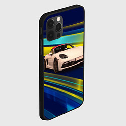 Чехол для iPhone 12 Pro Max Спортивная немецкая машина Porsche 911, цвет: 3D-черный — фото 2