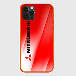 Чехол для iPhone 12 Pro Max Mitsubishi sign, цвет: 3D-красный