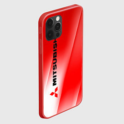 Чехол для iPhone 12 Pro Max Mitsubishi sign, цвет: 3D-красный — фото 2