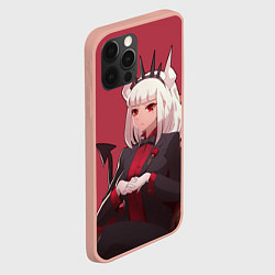Чехол для iPhone 12 Pro Max Милый Люцифер, цвет: 3D-светло-розовый — фото 2