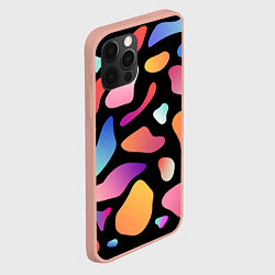 Чехол для iPhone 12 Pro Max Fashionable colorful pattern, цвет: 3D-светло-розовый — фото 2