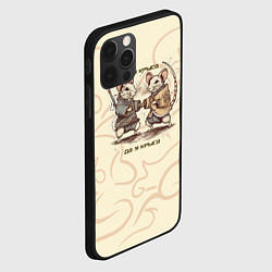Чехол для iPhone 12 Pro Max Ты крыса, да я крыса, цвет: 3D-черный — фото 2