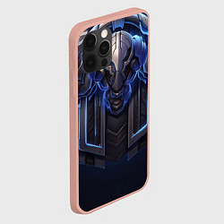 Чехол для iPhone 12 Pro Max Силовая кибер броня, цвет: 3D-светло-розовый — фото 2