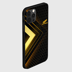 Чехол для iPhone 12 Pro Max Honda inscription, цвет: 3D-черный — фото 2