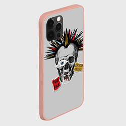 Чехол для iPhone 12 Pro Max Панк - рок, цвет: 3D-светло-розовый — фото 2
