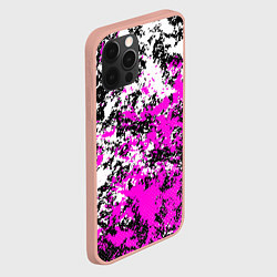 Чехол для iPhone 12 Pro Max Розово белая краска, цвет: 3D-светло-розовый — фото 2