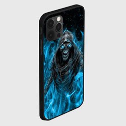 Чехол для iPhone 12 Pro Max Жнец, цвет: 3D-черный — фото 2