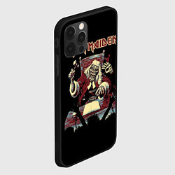 Чехол для iPhone 12 Pro Max Iron Maiden - судья, цвет: 3D-черный — фото 2