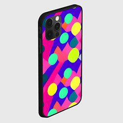 Чехол для iPhone 12 Pro Max Психоделическая абстракция, цвет: 3D-черный — фото 2