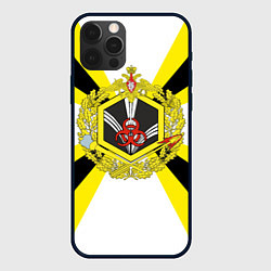 Чехол для iPhone 12 Pro Max РХБЗ - символика, цвет: 3D-черный