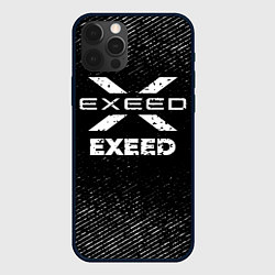 Чехол iPhone 12 Pro Max Exeed с потертостями на темном фоне