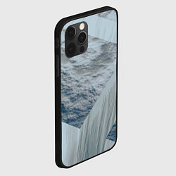 Чехол для iPhone 12 Pro Max Серая стена и блоки, цвет: 3D-черный — фото 2