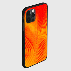 Чехол для iPhone 12 Pro Max Фантазия в красном и желтом, цвет: 3D-черный — фото 2