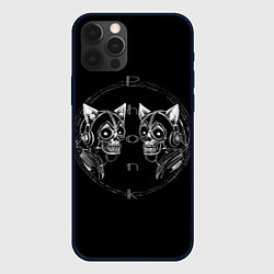 Чехол для iPhone 12 Pro Max Neko skeletons phonk, цвет: 3D-черный