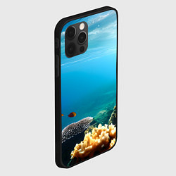 Чехол для iPhone 12 Pro Max Морское дно, цвет: 3D-черный — фото 2