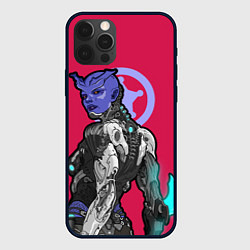 Чехол для iPhone 12 Pro Max RimWorld персонаж, цвет: 3D-черный