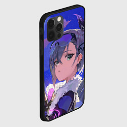 Чехол для iPhone 12 Pro Max Хонкай Стар Рейл: Серебряный Волк, цвет: 3D-черный — фото 2