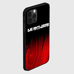 Чехол для iPhone 12 Pro Max Die Antwoord red plasma, цвет: 3D-черный — фото 2