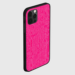 Чехол для iPhone 12 Pro Max Очень розовый, цвет: 3D-черный — фото 2