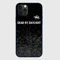 Чехол для iPhone 12 Pro Max Dead by Daylight glitch на темном фоне: символ све, цвет: 3D-черный