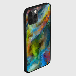 Чехол для iPhone 12 Pro Max Color pattern, цвет: 3D-черный — фото 2