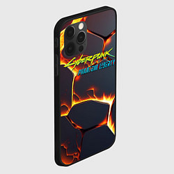 Чехол для iPhone 12 Pro Max Cyberpunk 2077 phantom liberty logo, цвет: 3D-черный — фото 2