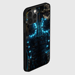 Чехол для iPhone 12 Pro Max Туловище киборга, цвет: 3D-черный — фото 2